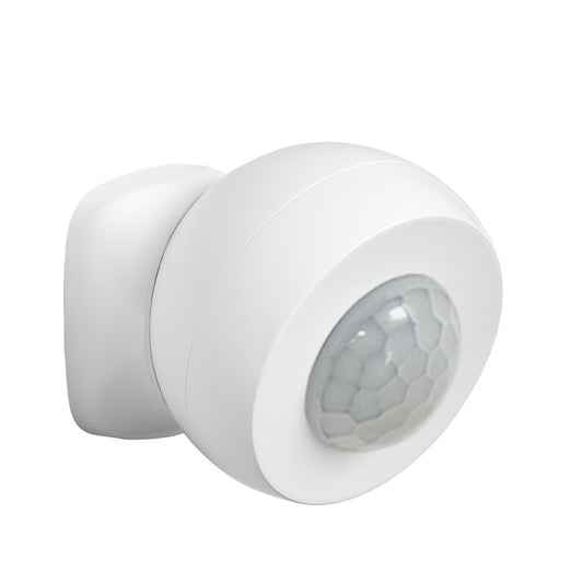 White motion sensor on a white background