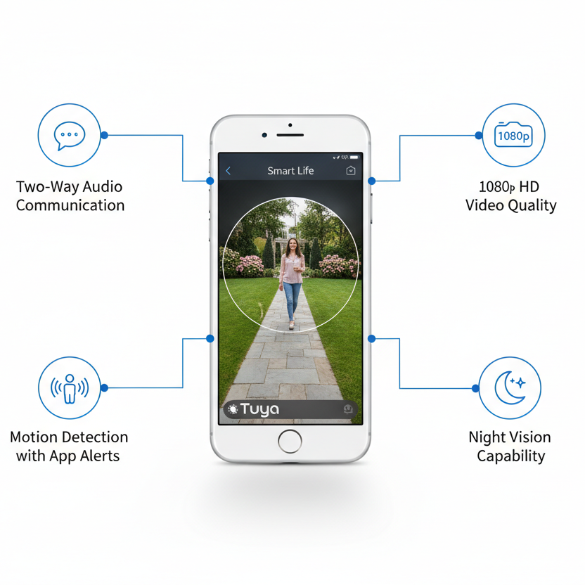 iPhone Tuya App with 4 Features